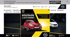 Desktop Screenshot of opelautentik.hu